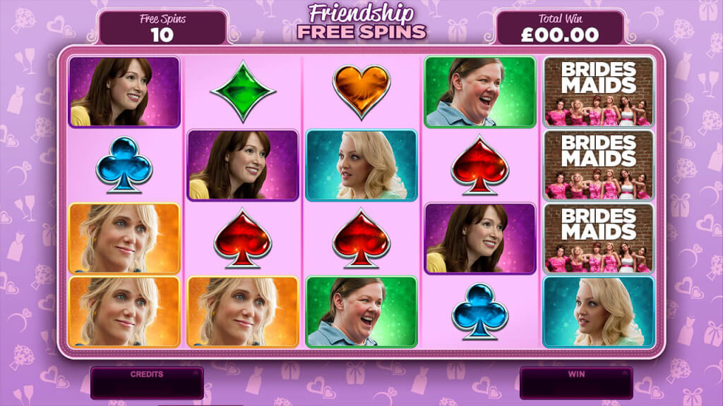 Free Spins on It’s a wild ride to matrimony! Casinos here at Casino UK will bring you a thrilling adaption of the hilariously popular film; Bridesmaids™ Online Slot!