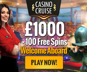 An image of the casinocruise Bonus Banner