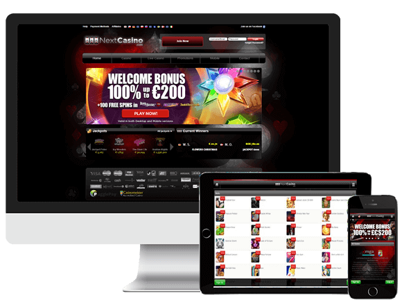 Image of NextCasino Casino on Multiplatform interfaces