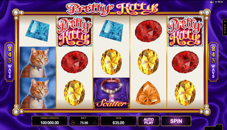 Image of Pretty Kitty Online Slot in play