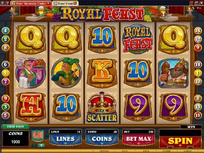 A screenshot of Royal Feast Online Slot