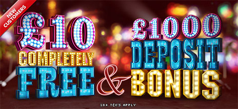 An image of the Sky Vegas Casino Bonus Banner