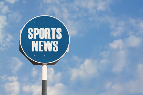 An image of a Sports News Sign
