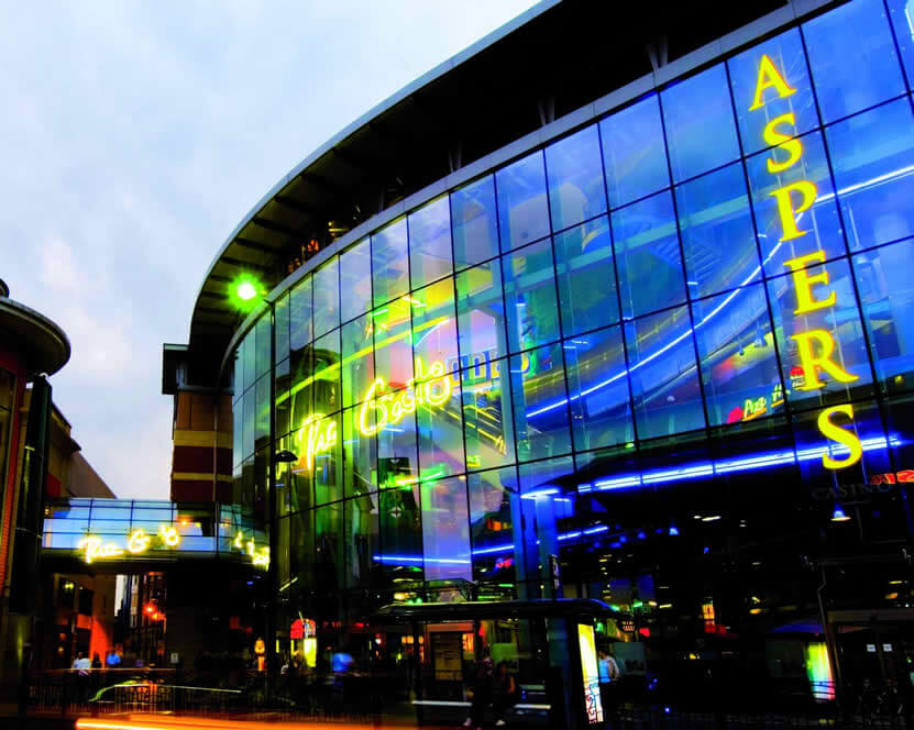 An image of Aspers Casino in Newcastle
