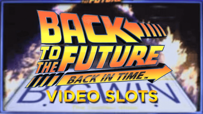 back to the future online slot logo