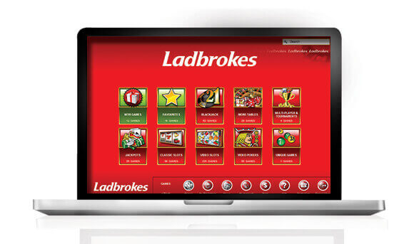 Image of Ladbrokes laptop