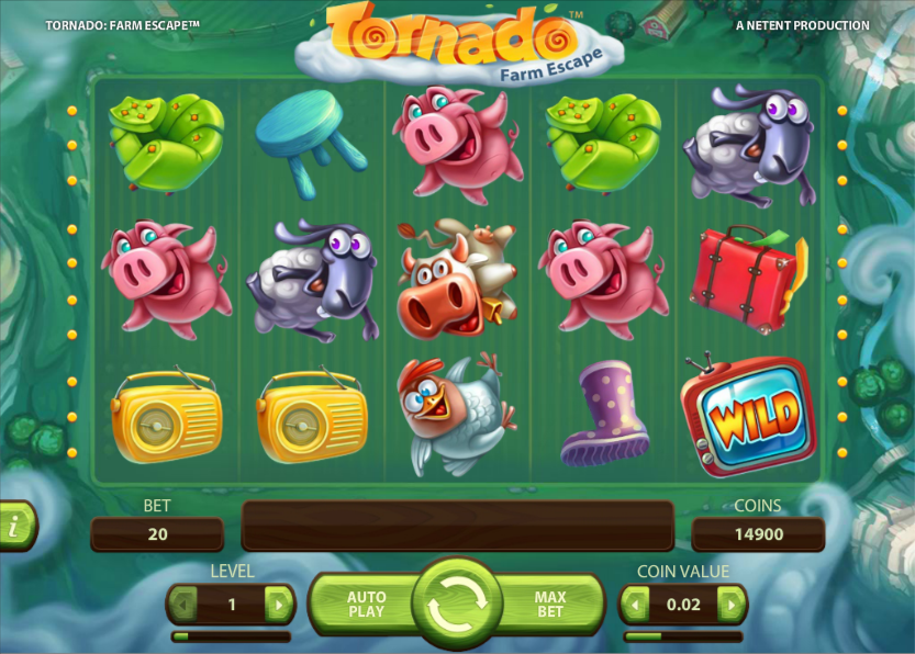 A screenshot of Tornado Farm Escape Gameplay
