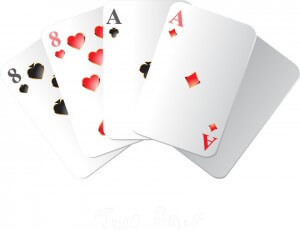 An image of the Poker Hand two pair