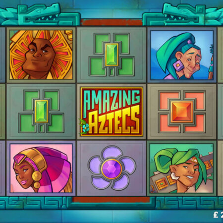 Play the new Amazing Aztecs slot from Just For The Win!