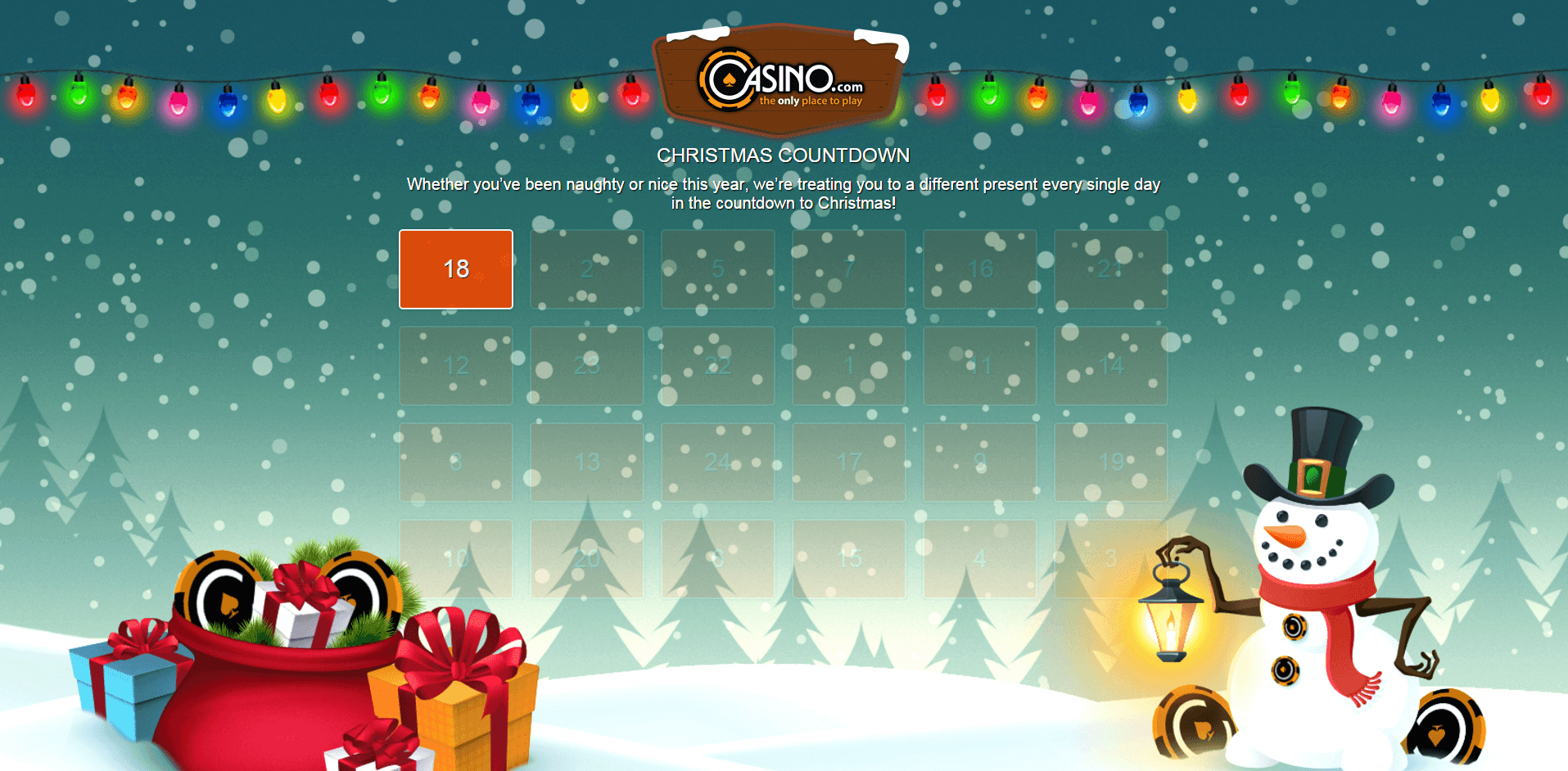 Image of Christmas Countdown Casino.com