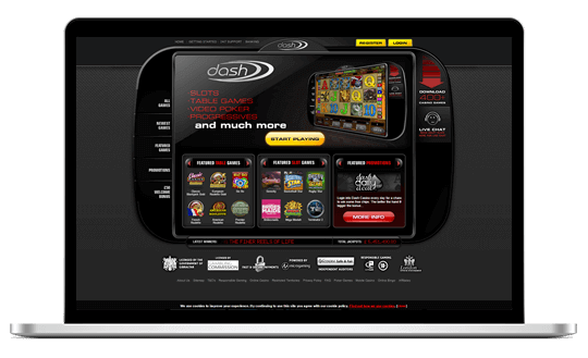 Image of Dash Casino Laptop Platform