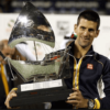 Image of Novac Djokovic winning in Dubai