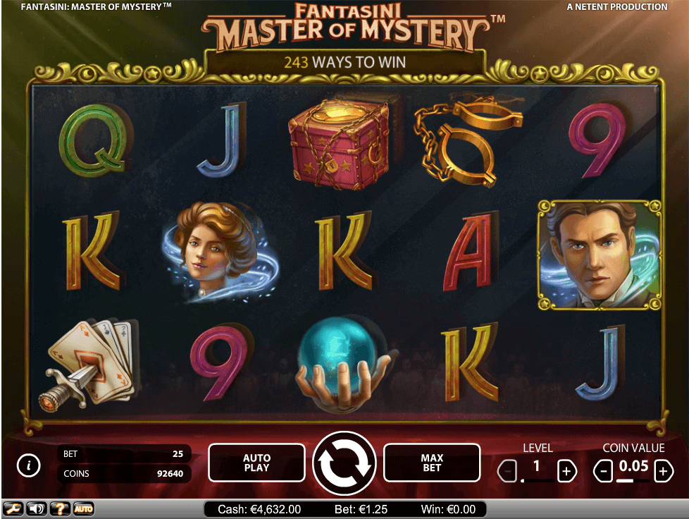 Fantasini Master of Mystery Online Slot in Play