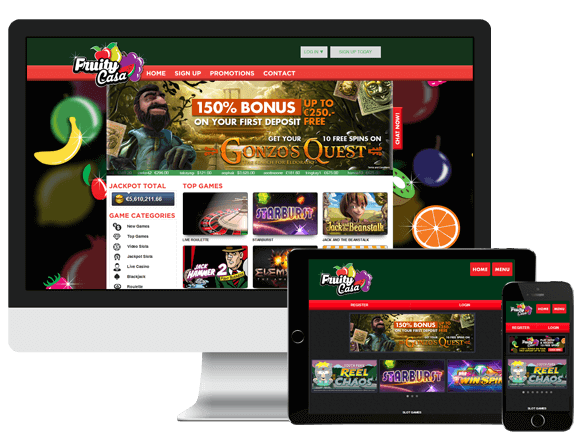 An image of Fruity Casa Casino on Multiple Platforms