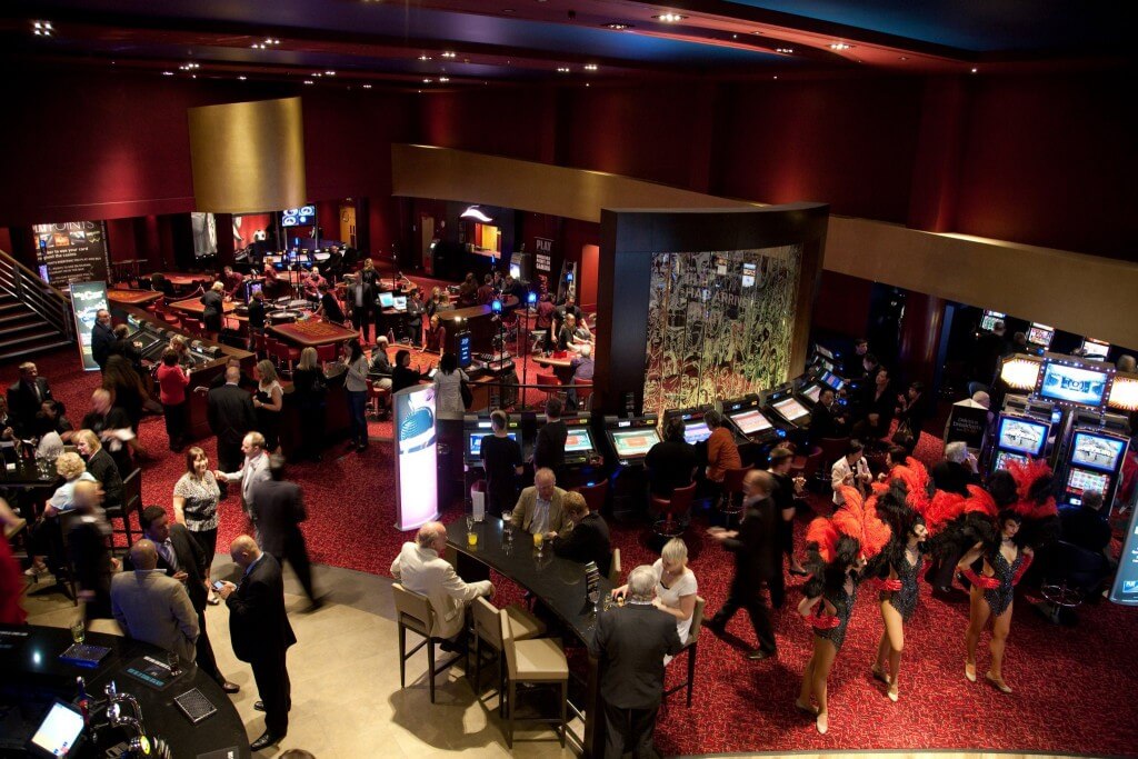 An image of the game floor at G Casino