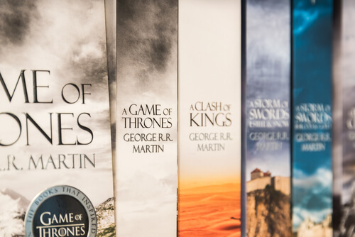 An image of the Game of Thrones Books