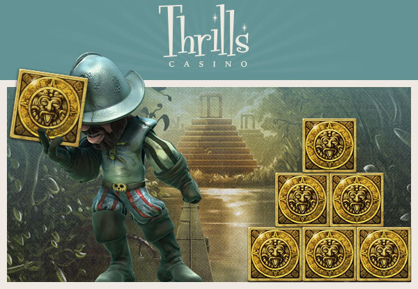 Thrills Casino brings you free spins for Gonzo's Quest