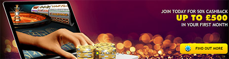 An image of the Grosvener Casino Bonus Banner