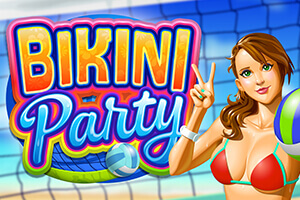 mage of Bikini Party Slot Logo
