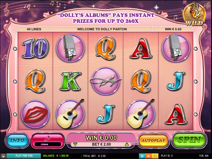 Image of Dolly Parton Online Slot 2