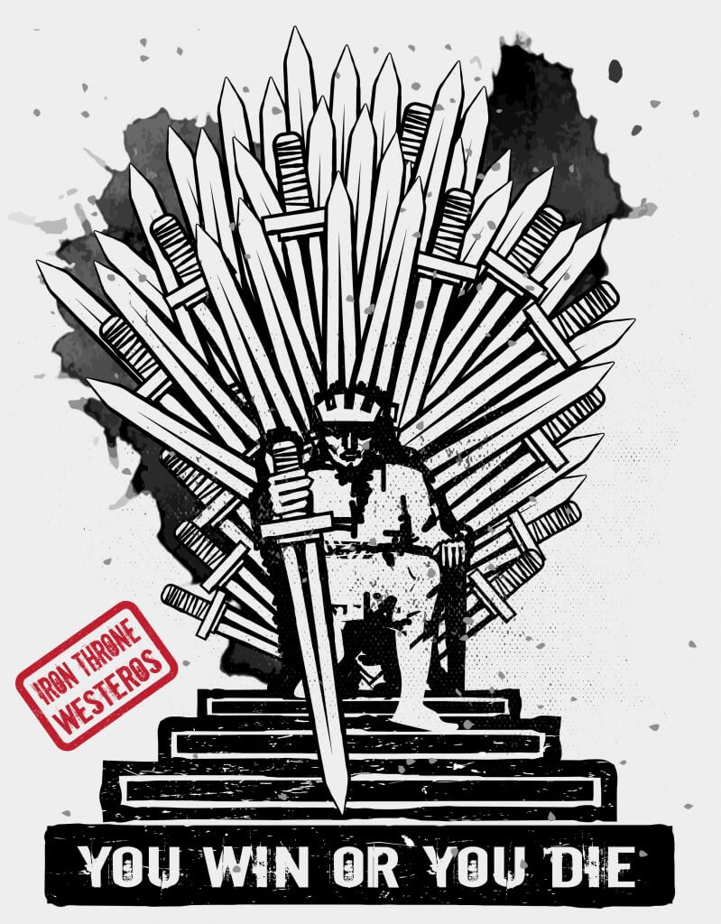 An image of the Game of Thrones Iron Throne