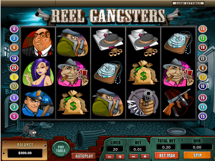 Image of Reel Gangster Online Slot in play