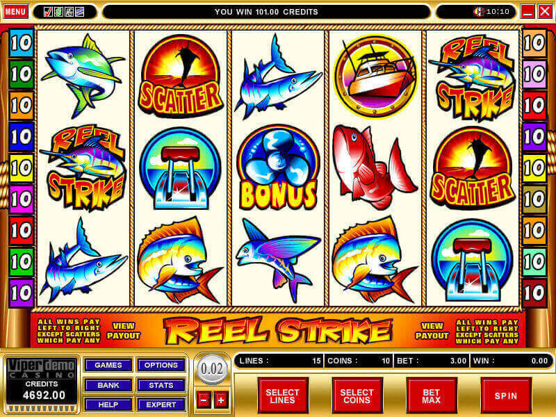 A screenshot of Reel StrikeOnline Slot