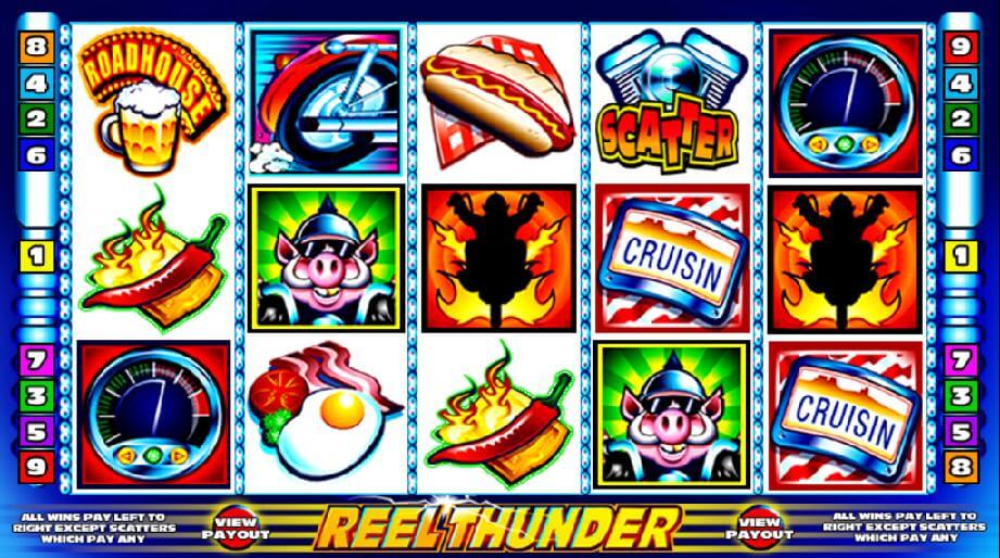 A screenshot of Reel Thunder Online Slot