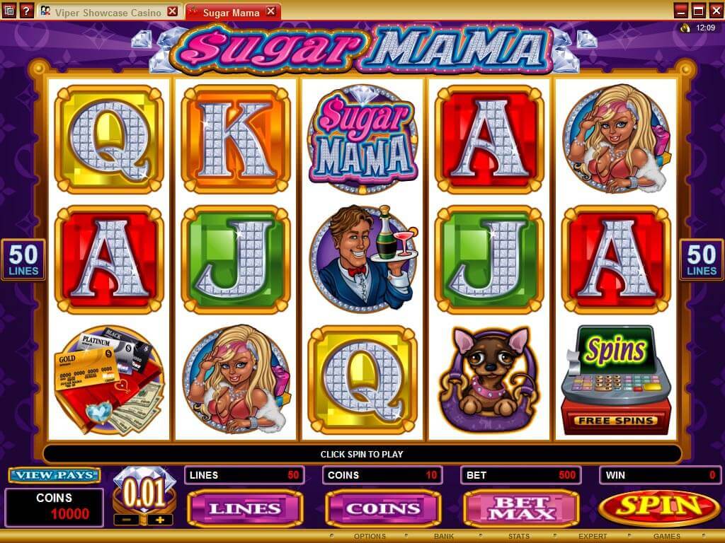 An image of Sugar Mama Online Slot Gameplay