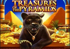 Treasure of the Pyramids Online Slot Logo