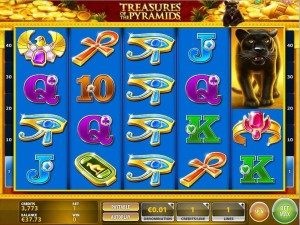 Treasures of the Pyramids Online Slot in-game